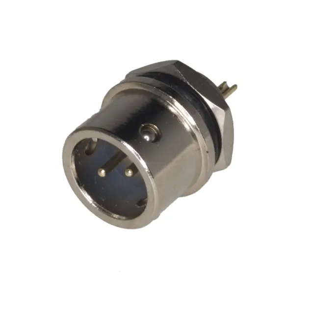 XS8 Self-locking Aviation Connector, 2 pina, muški za montažu na ploču — šifra 23430 | Kelco