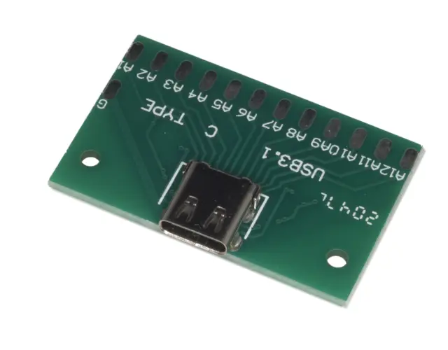 USB Converter Board USB 3.1 Type-C female adapter test board — šifra 23435 | Kelco
