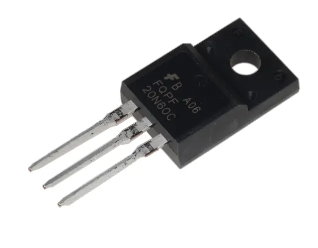 N-MOSFET, 15A, 600V, 0.15Ω, QFET, Fairchild, TO-220F — šifra 23473 | Kelco