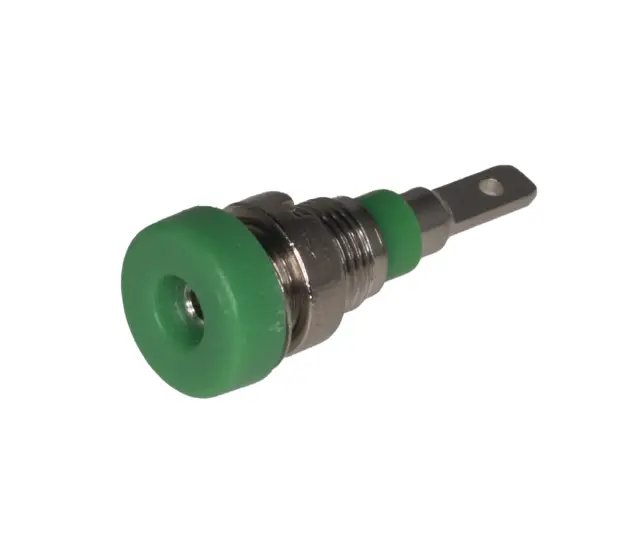 Buksna, 2mm, mesingana, BS102L, zelena, 10A — šifra 23485 | Kelco