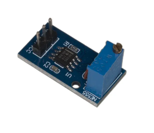 NE555 adjustable frequency pulse generator module — šifra 23664 | Kelco