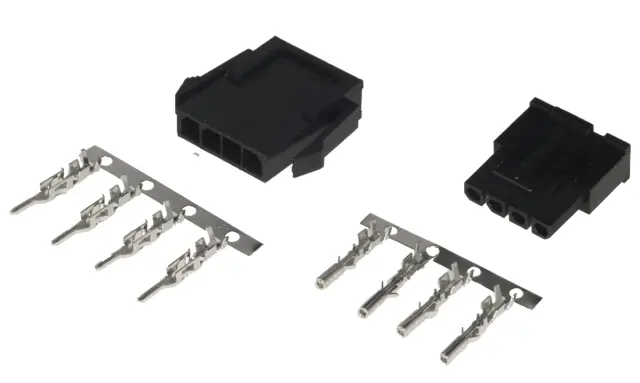Molex, Micro-Fit 3.0, set, muški i ženski konektor sa pinovima, 1 x 4 pina — šifra 23710 | Kelco
