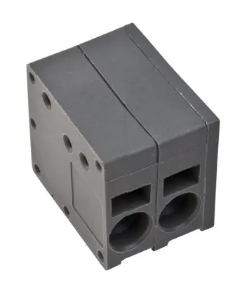 Redna stezaljka, dvopolna, 250V/24A, RM5, horizontalna, za žicu 0.2-2.5mm2, PTR-Hartman — šifra 23736 | Kelco