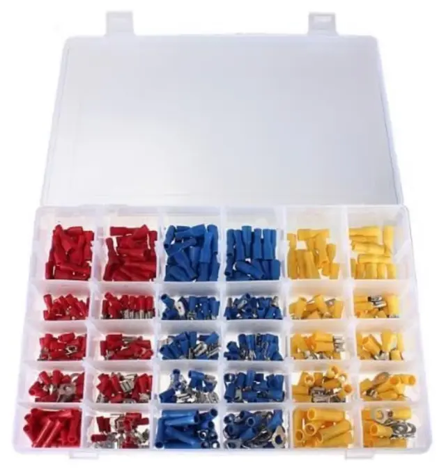 500pcs Round Waterproof Insulated Copper Cold Press Terminals — šifra 23771 | Kelco