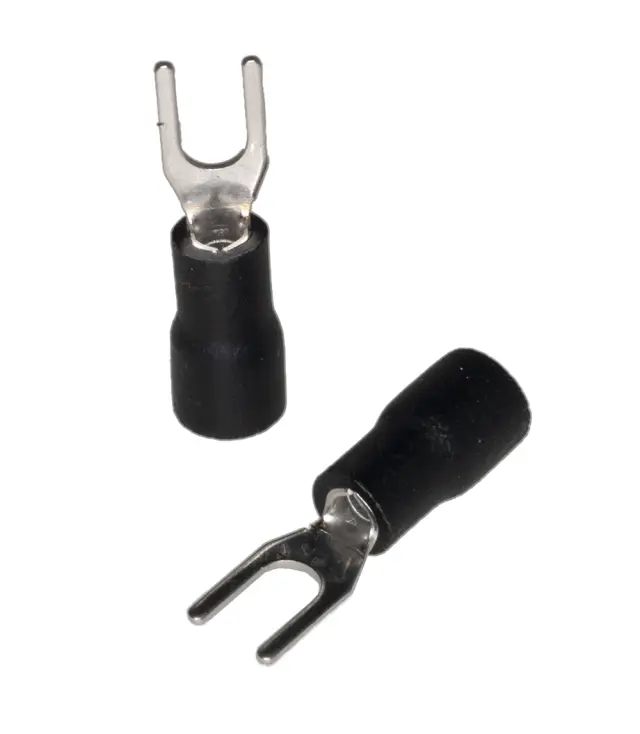 SV1.25- 3 Y/U Shape Brass Insulated Furcate Terminal (1000pcs — šifra 23773 | Kelco