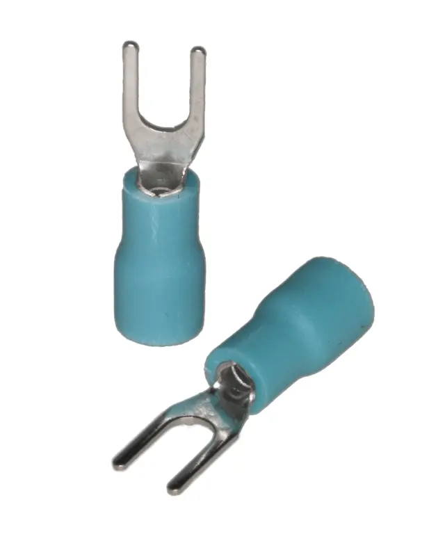 SV1.25- 3 Y/U Shape Brass Insulated Furcate Terminal (1000pcs — šifra 23774 | Kelco
