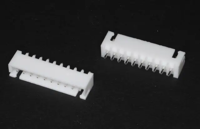Konektor, XH2.54, muški, za PCB, 10-pinova, 180°, RM2.54mm, 250V/3A AC/DC — šifra 23781 | Kelco