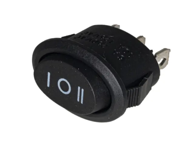 Prekidač, 25x17mm, elipsasti, 6A, 250VAC, ON/OFF, , , , , mm — šifra 24007 | Kelco