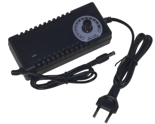 Adapter, AC/DC, 3-24V, 2A — šifra 24014 | Kelco