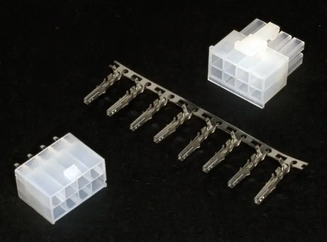 Set konektora za kabl, Molex 5557/5559, muški za PCB i ženski za kabl, 4.2mm, sa pinovima, 2 x 4 — šifra 24023 | Kelco