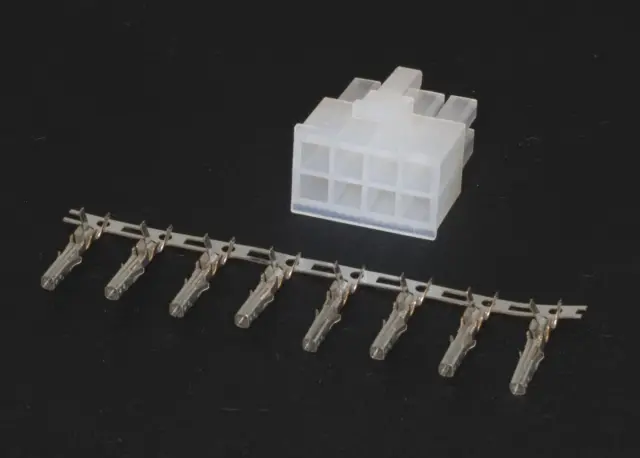 Set konektora za kabl, Molex 5557/5559, muški za PCB i ženski za kabl, 4.2mm, sa pinovima, 2 x 4 — šifra 24023 | Kelco — slika 2