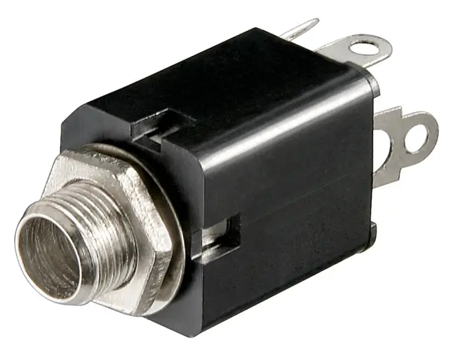 Ženski, 6.35mm, mono, sa prekidačem — šifra 24118 | Kelco