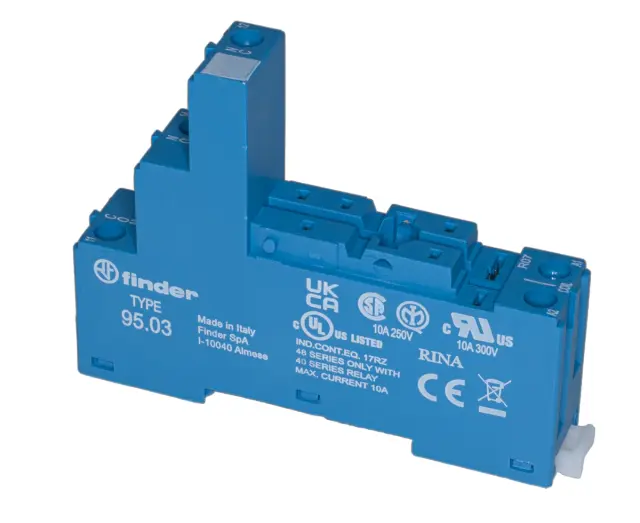 DIN Socket w. Screw T. for Typ 40 — šifra 24181 | Kelco