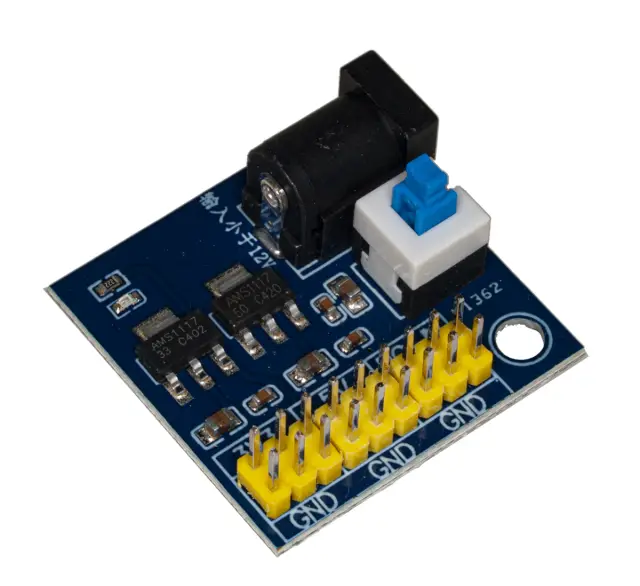 DC/DC konvertor, Ulaz: 6-12V, Izlaz 3.3V ili 5V, Buck Step down, 800mA — šifra 24200 | Kelco