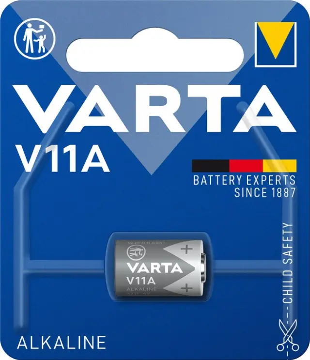 Varta Professional Electronics LR11 (V11A) Battery, 1 pc. in blister, Sealed Blister - alkaline mang — šifra 24279 | Kelco