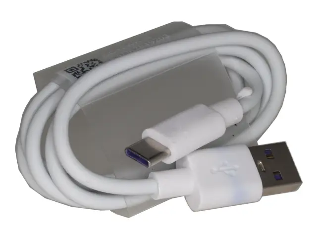 Kabl, USB, V2.0, A muški na USB-C muški, 5A, 80cm, beli — šifra 24423 | Kelco