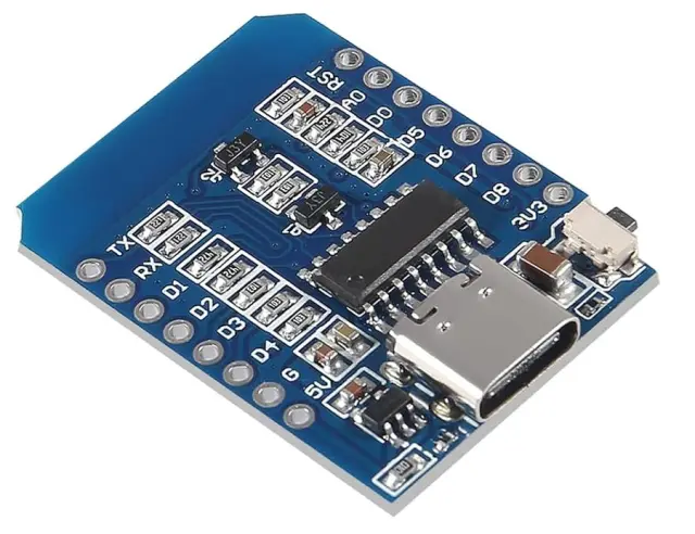 Arduino Wemos D1 Mini PRO ESP12F Type-C — šifra 24512 | Kelco