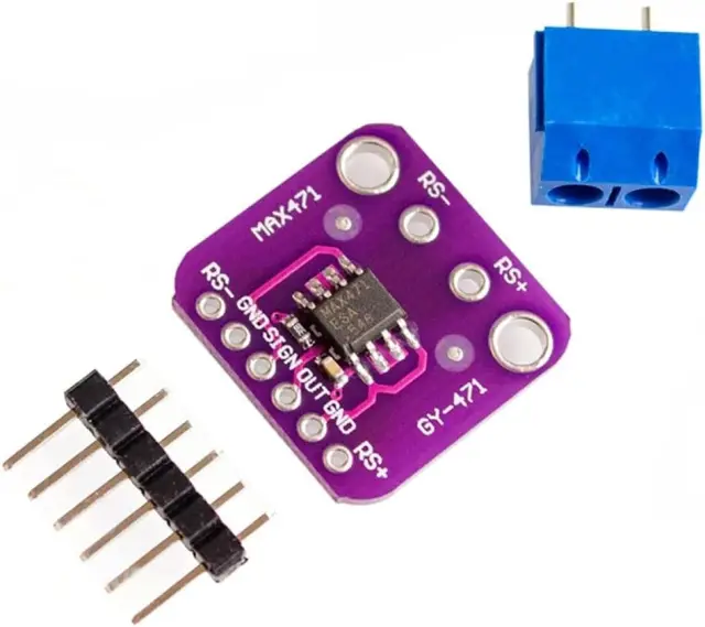 GY-471 MAX471 3A Current Sensor Module Consume Current Detection Module for Arduino DC 0 -30V: GY-47 — šifra 24548 | Kelco