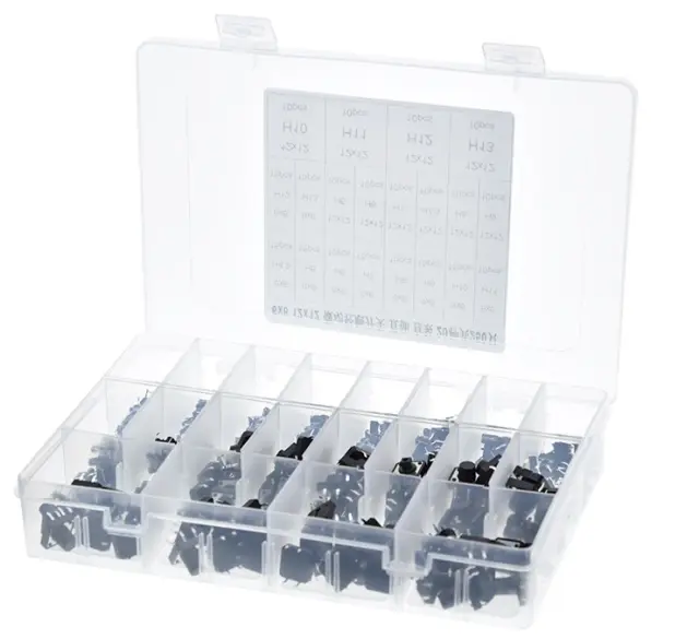 Set tastera, 250 komada, 6X6 i 12X12mm — šifra 24565 | Kelco — slika 2