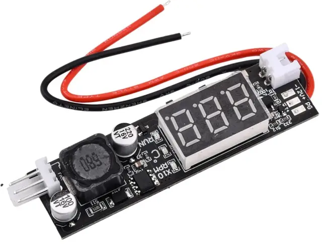 Single 12V 2A DC PWM 2 Wire Fan Temperature Control Circle Probe — šifra 24609 | Kelco
