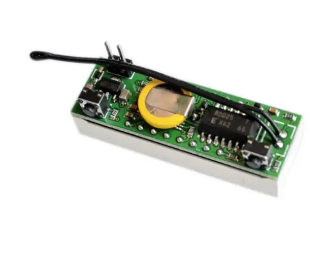 LED 3 u 1 modul, sat sa Epson RX8025T, termometar -40 - +120°C i voltmetar 5-30V DC, beli — šifra 24632 | Kelco — slika 2