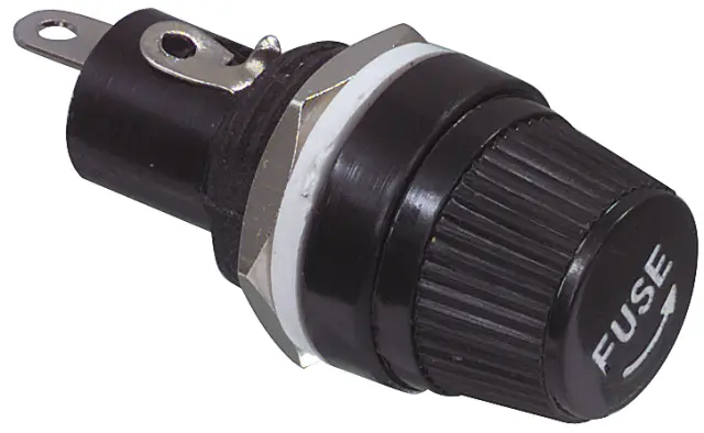 Kućište osigurača T-448, 5X20mm, šraf, 10A/250VAC — šifra 1052 | Kelco
