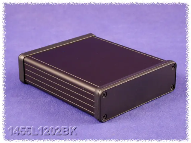 Kutija, Alu+Abs, profil, 120x103x31mm, crna anodizovana — šifra 20391 | Kelco