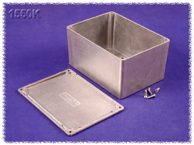 Kutija, Aluminijumska, livena, 140x102x77mm — šifra 20394 | Kelco