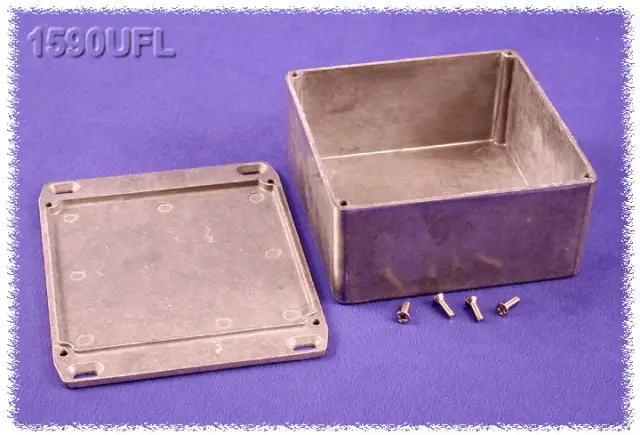 Kutija, Alu, Hammond, 119,5x119,5x59mm — šifra 14051 | Kelco