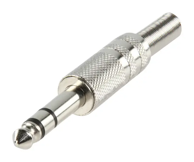 Muški, 6.35mm, stereo, metalni — šifra 2766 | Kelco