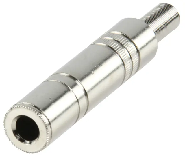 Ženski, 6.35mm, mono za kabl, metalna — šifra 2780 | Kelco