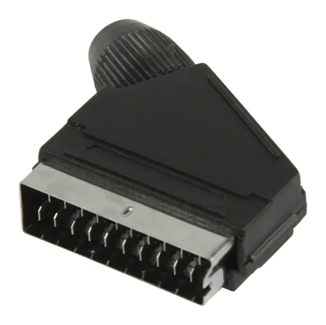 SCART konektor, muški, 21 pin — šifra 2799 | Kelco