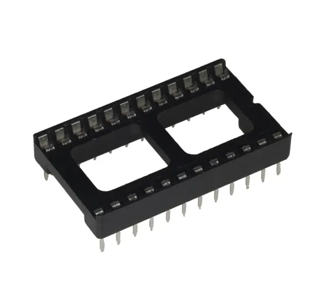 IC podnožje 24 pina, "Low Cost", širina 15.24mm — šifra 4812 | Kelco