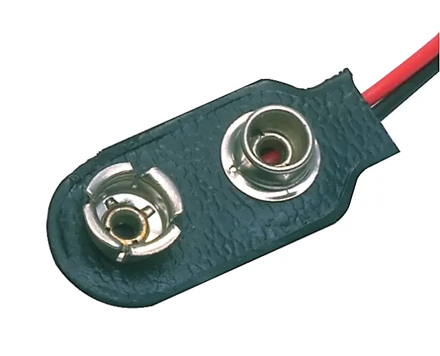 Konektor za 9V baterije, 6LR61, 6F22, Tip I — šifra 5101 | Kelco