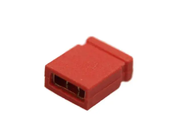 Mini džamper, 2.54mm, crveni — šifra 6040 | Kelco
