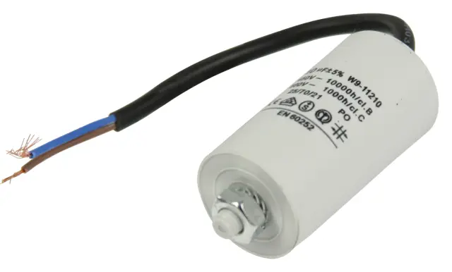 Kondenzator, 450V AC, 10µF sa kablom, 36X58mm — šifra 7071 | Kelco — slika 2