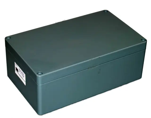 Kutija, ABS, siva, 200x120x75mm, IP65, waterproof — šifra 7110 | Kelco