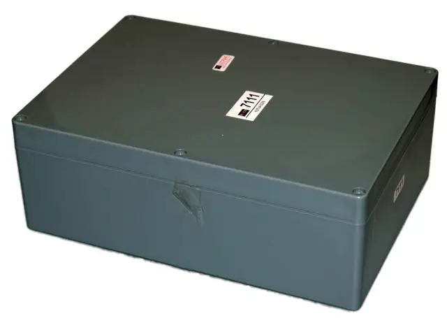 Kutija, ABS, siva, 265x185x95mm, IP65, waterproof — šifra 7111 | Kelco