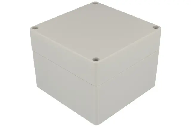 Kutija, High impact ABS plastic, siva, 120x120x90mm, IP65 — šifra 7113 | Kelco