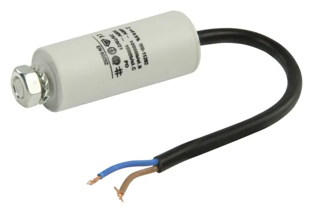 Kondenzator, 450V AC, 2µF sa kablom, 28x55mm — šifra 7217 | Kelco — slika 2