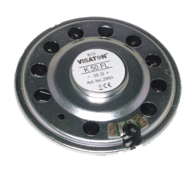 Zvučnik, 50Ω, 0.2W, R=50mm, Visaton K50-50 — šifra 7678 | Kelco — slika 2