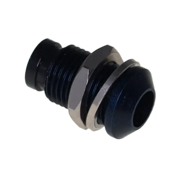 Kućište, metalno za LED 5mm, ispupočeno, crno, — šifra 7844 | Kelco