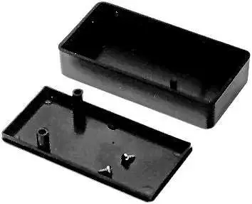 Kutija, ABS, plastična, 78 X 40 X 21mm, crna — šifra 8225 | Kelco
