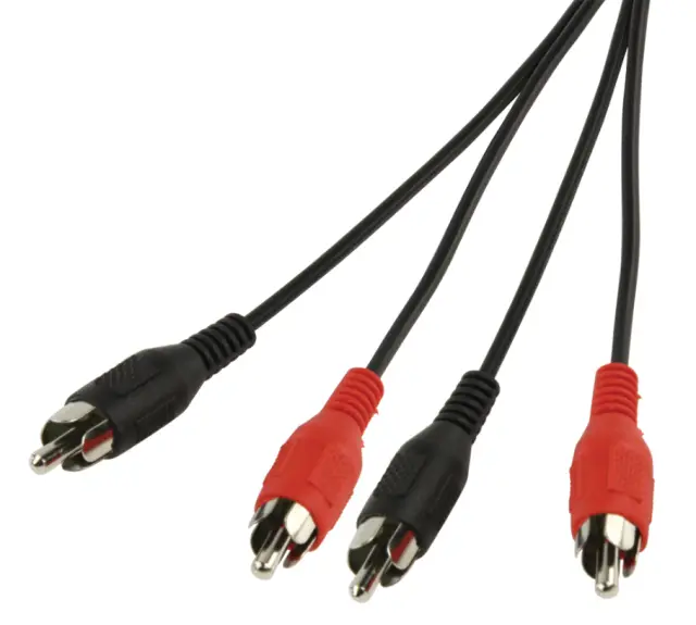 Kabl, 2 X RCA muški na 2 X RCA muški, 10 metara — šifra 8474 | Kelco — slika 3