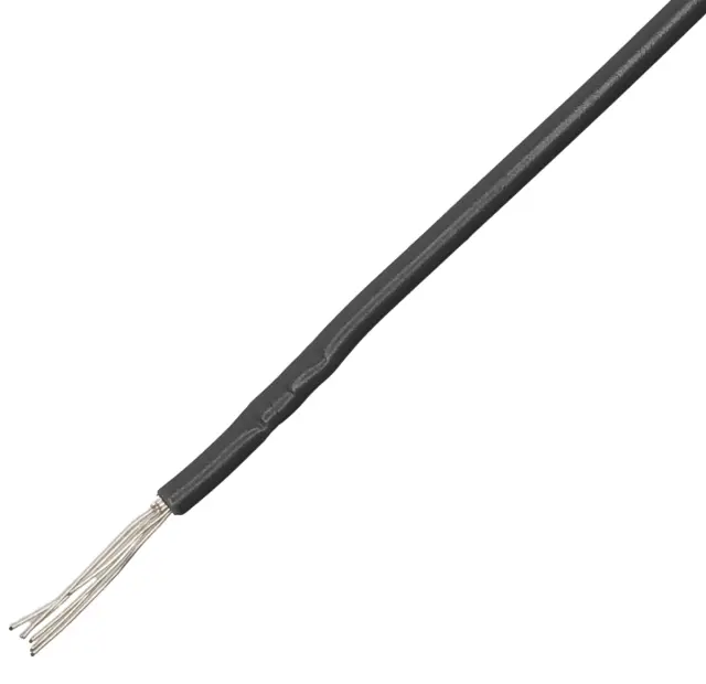 Provodnik, bakarni, licnasti, LIY-V, 1 X 0.25mm², crni, formacija 14x0.15mm² — šifra 8720 | Kelco