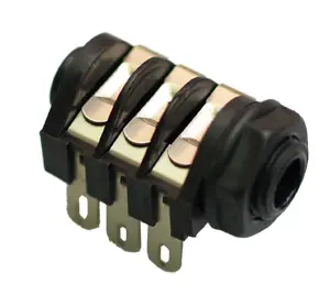 Ženski, 6.35mm, stereo za lemnjenje, CLIFFcon — šifra 8800 | Kelco
