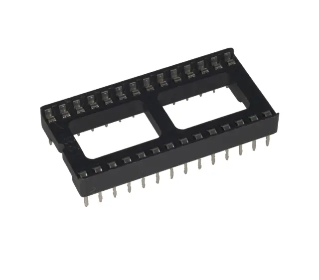 IC podnožje 28 pina, "Low Cost", širina 15.24mm — šifra 908 | Kelco