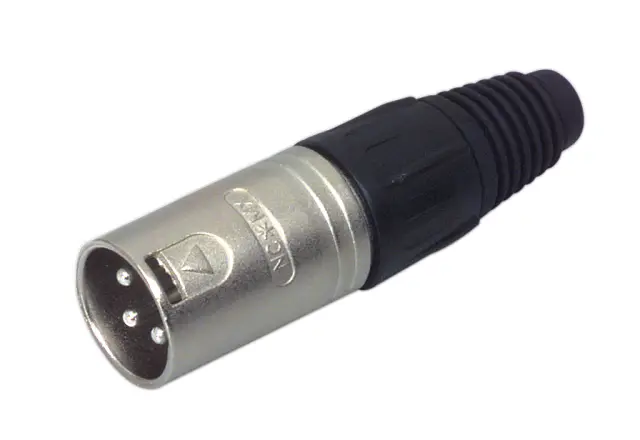 Muški, XLR, Neutrik, za kabl, 3 pin — šifra 9198 | Kelco