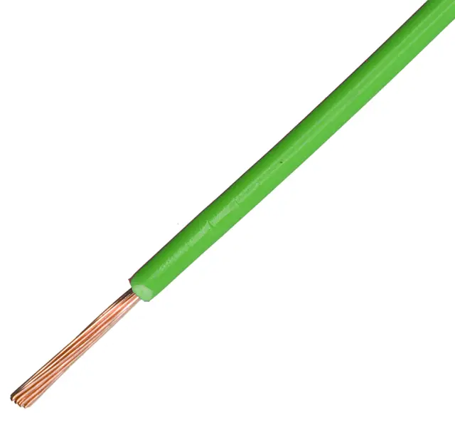Provodnik, LIY, licnasti, bakarni, 0.5mm², zeleni, 900V — šifra 9235 | Kelco