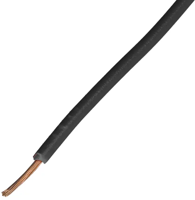 Provodnik, bakarni, PVC, H05V-K, 0.5mm², crni — šifra 9238 | Kelco
